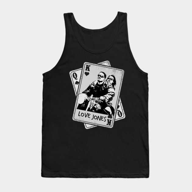 Retro Love Jones Card Style Tank Top by Slepet Anis